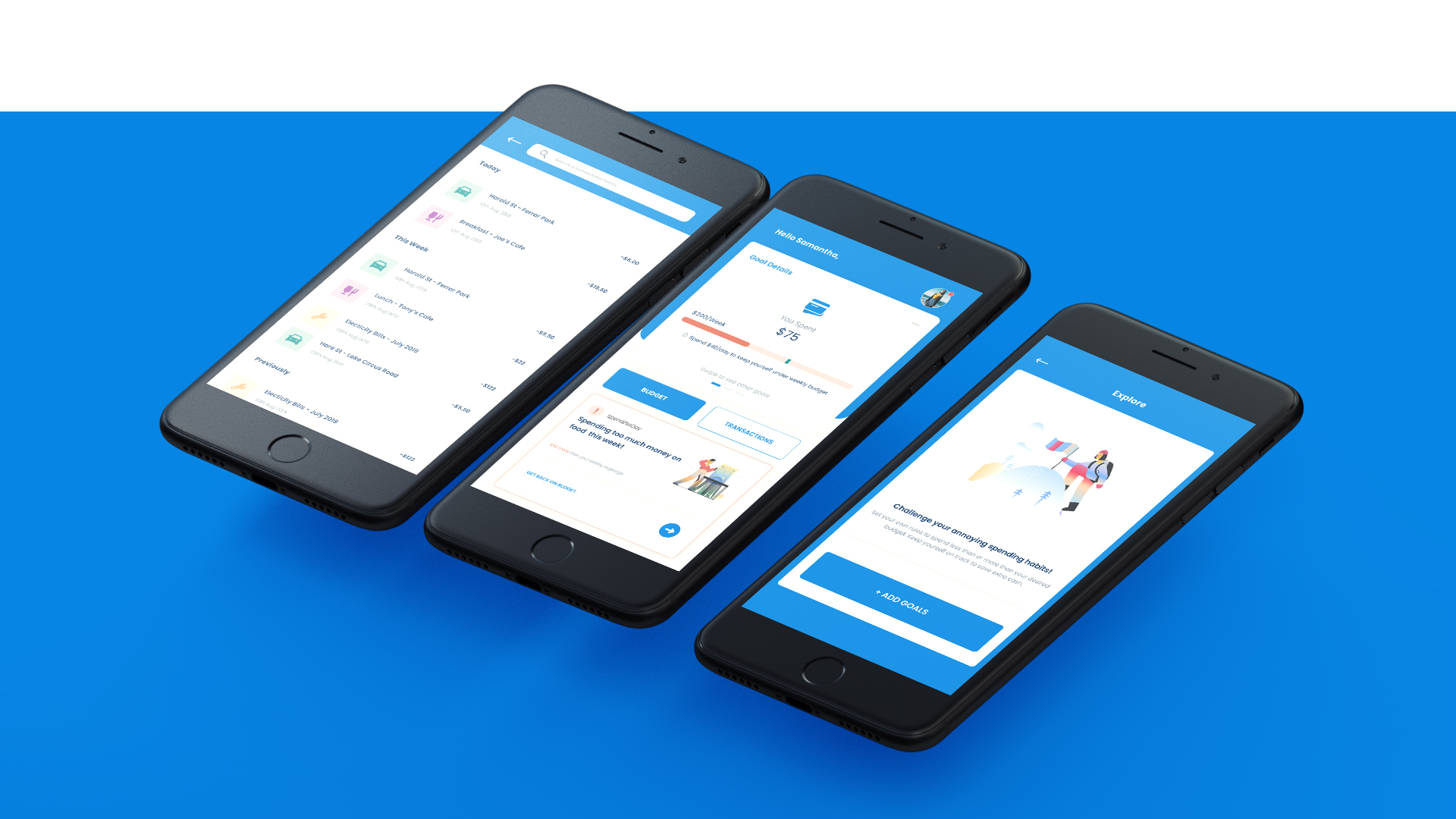 Leysi iOS app shown across iPhones