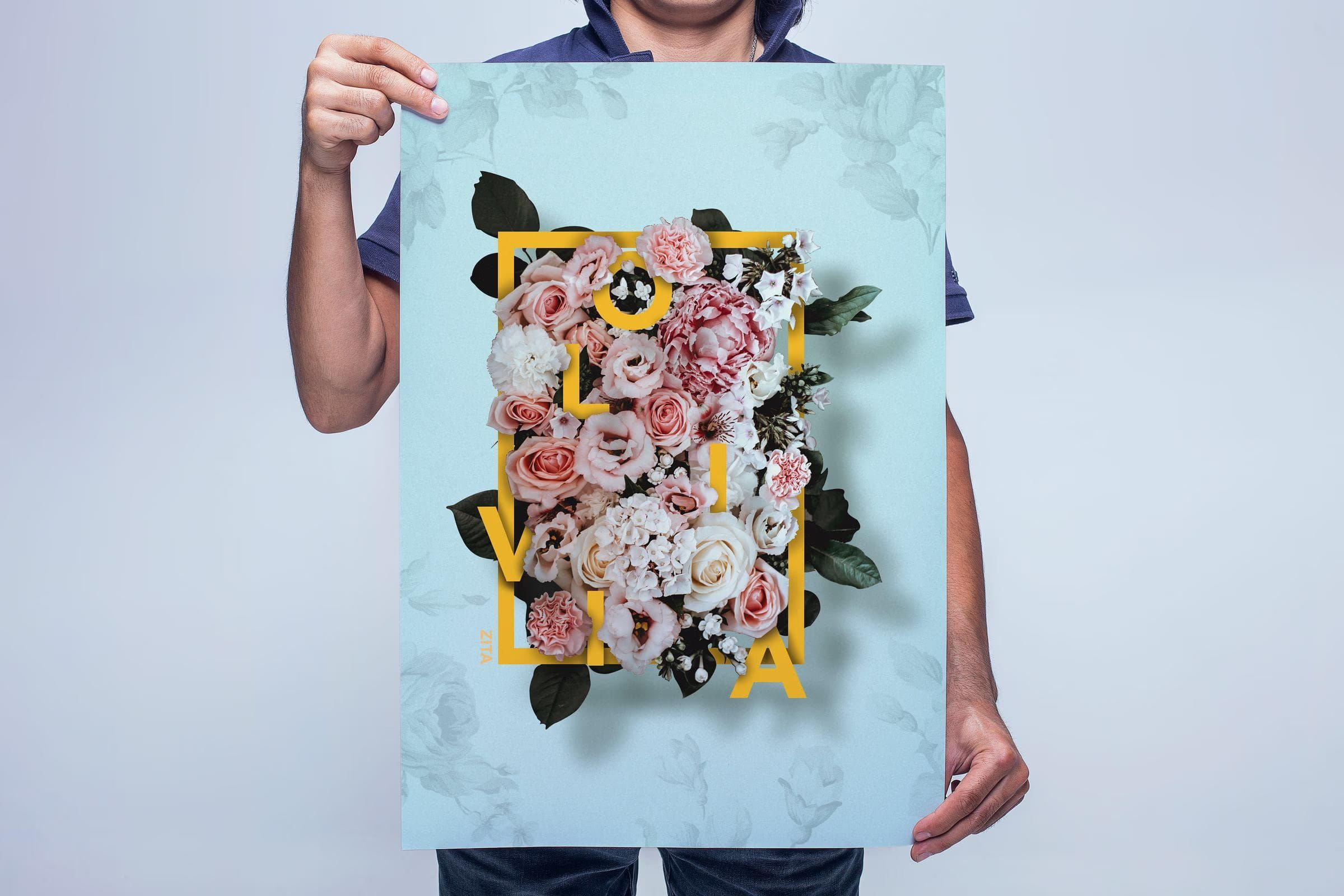 Olivia Floral Mockup