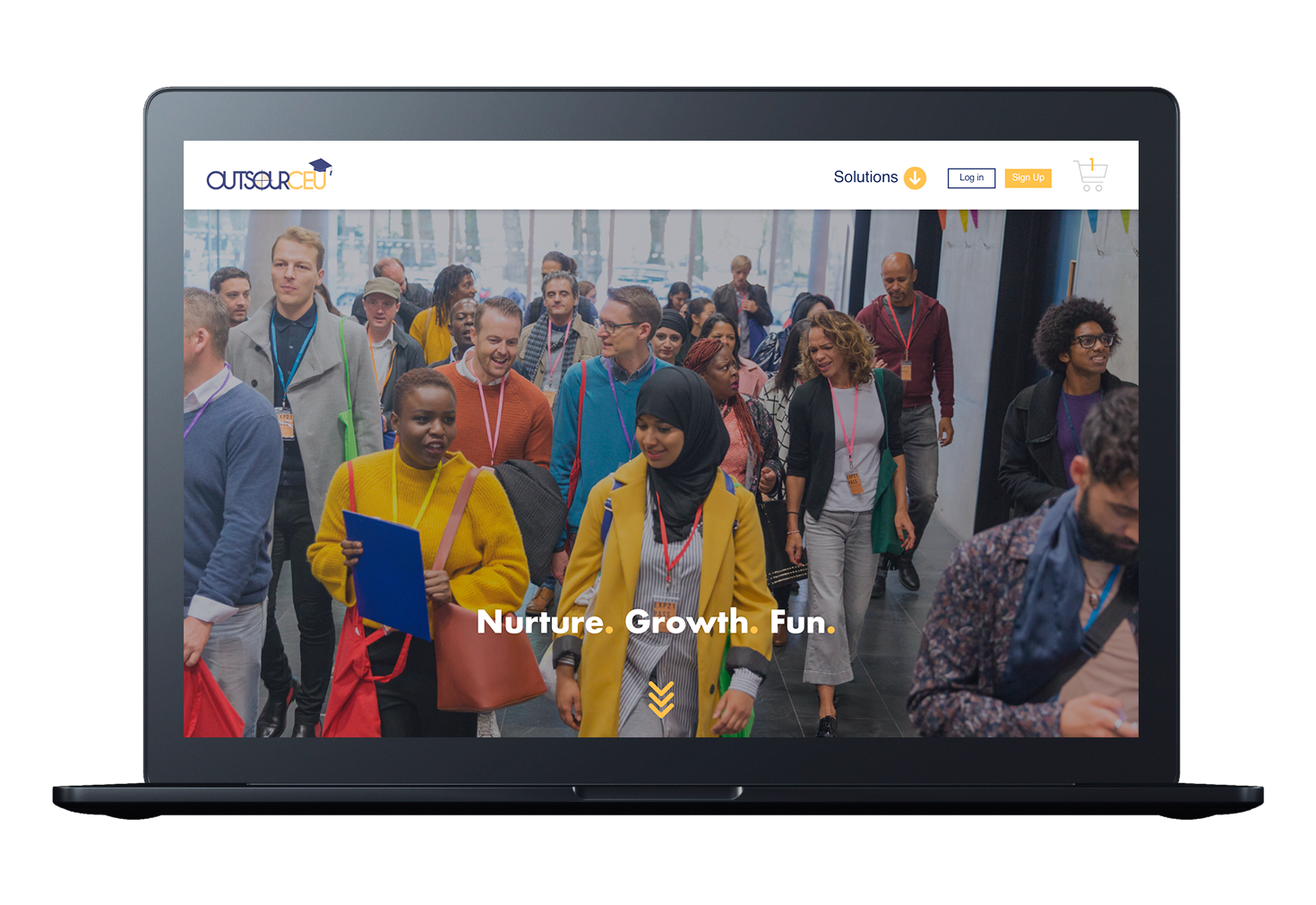 Outsource CEU homepage on Macbook