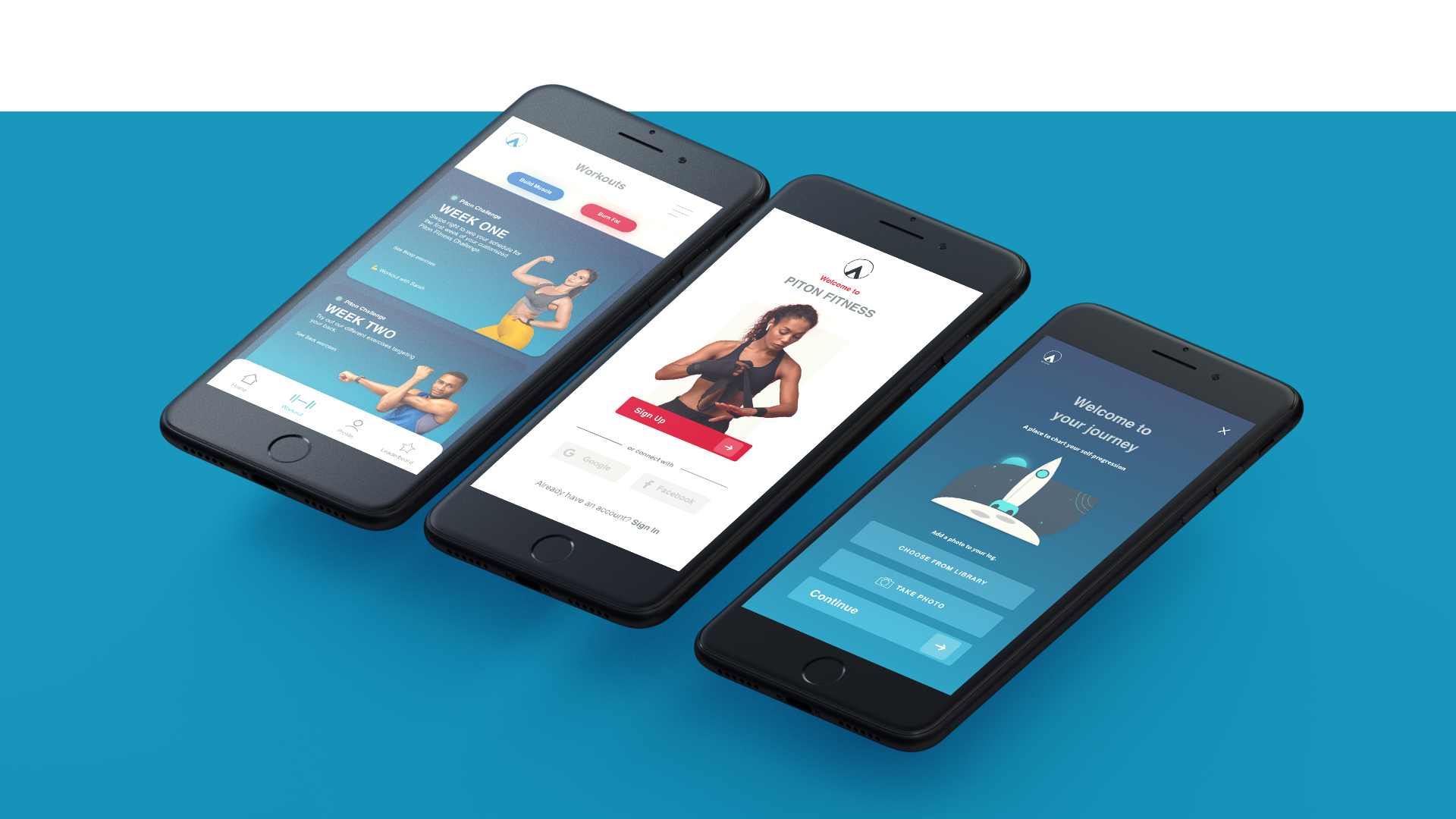 Piton app shown across iPhone screens