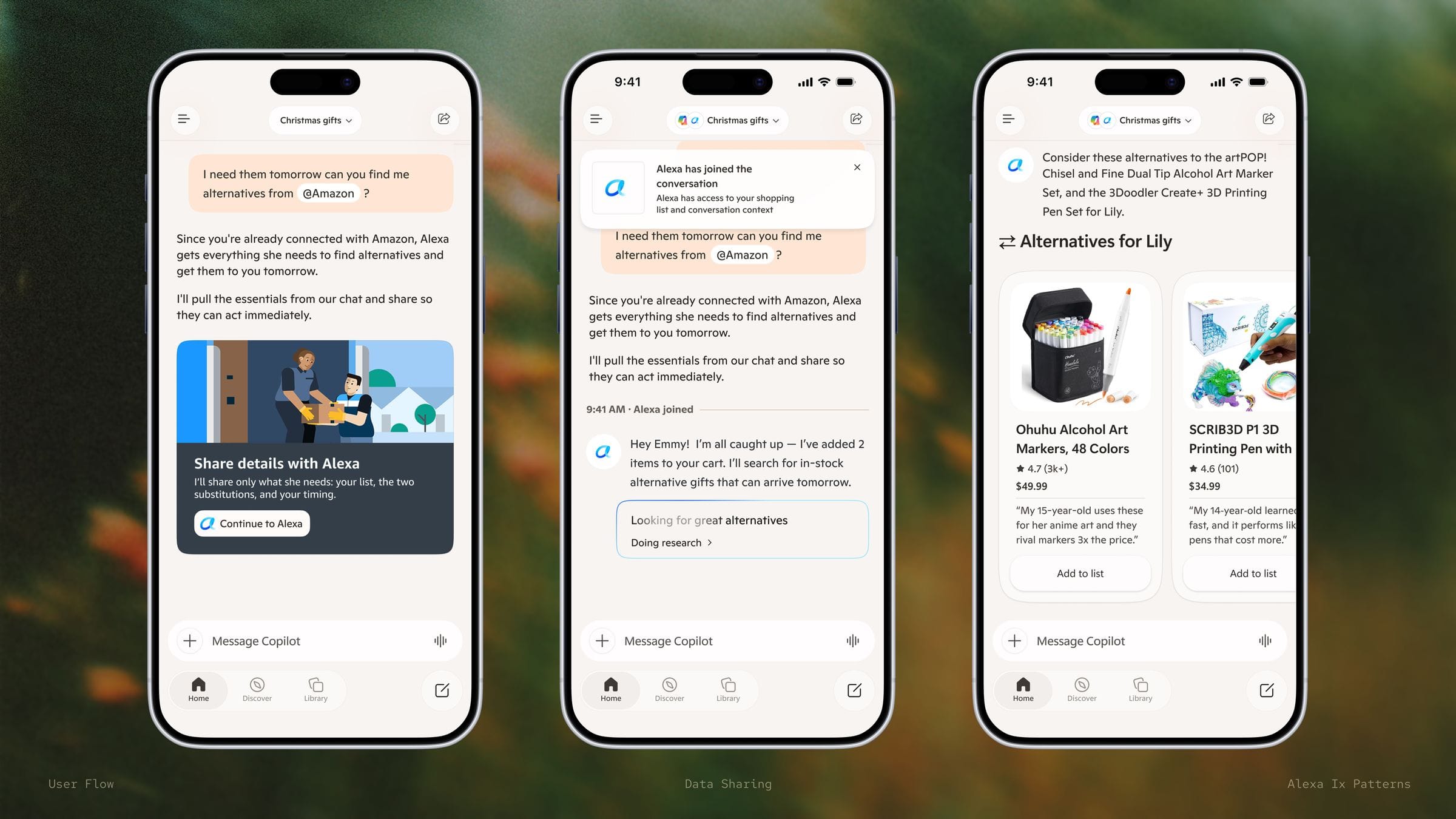 Alexa @mention in Copilot group chat
